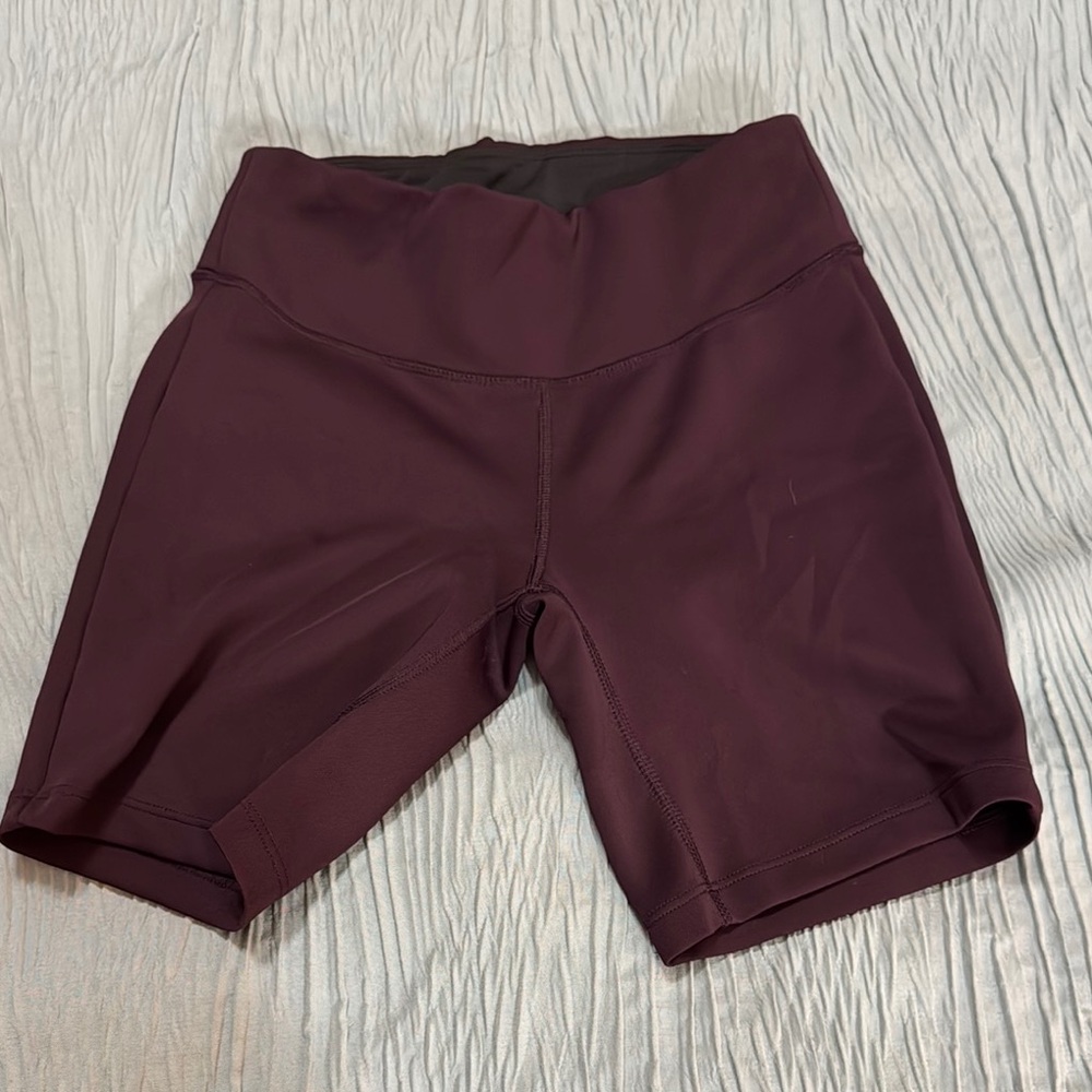 New Balance Bike Shorts in plum, size small